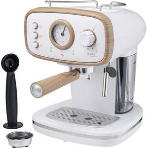 15-Bar Retro Espresso Coffee Machine by Cooks Professional