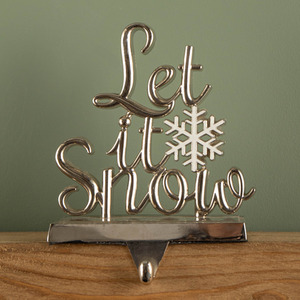 Silver Christmas Stocking Hanger Choice of Song by Samuel Alexander