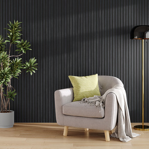 Soundproof and Waterproof Wood Grain Decorative Wall Panel by komore