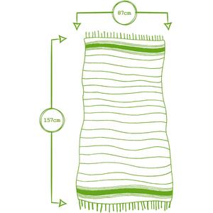 Deluxe Cotton Turkish Bath Towel - Pinstripe - Purple / 2 by Nicola Spring