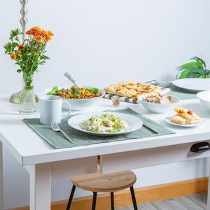 Classic White Dinner Plates - 27cm - White / 6 by Argon Tableware