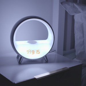 Smart Sunrise Alarm Clock Wireless Charging - White by ValueLights