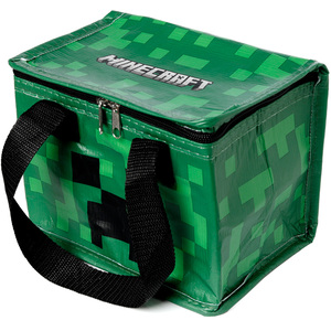 Minecraft Creeper RPET Reusable Lunch Bag Cool Bag - Green by Minecraft