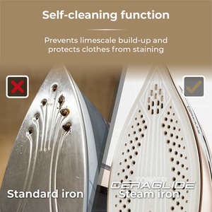 Ceraglide 2400W 1.5L Steam Gen Champagne Gold and Black - Champagne Gold by Tower