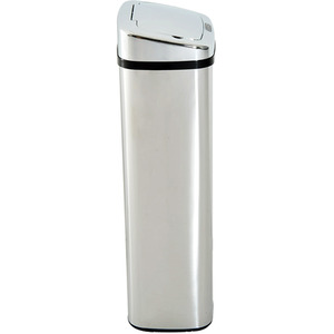 HOMCOM Motion Sensor Stainless Steel Trash Can - Silver by HOMCOM