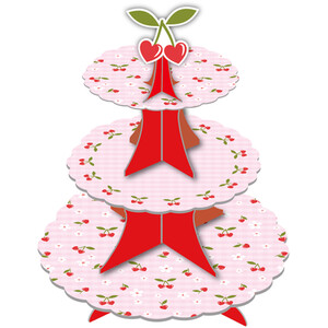 Mon Cheri 3 Tier Cupcake Stand - Multicolour