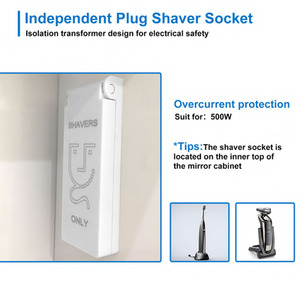 AICA LED Bathroom Mirror Cabinet - White / 80cm by AicaBathroom