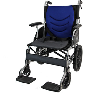 Aluminium Wheelchair Lightweight Folding Compact - Black by Actiasgear
