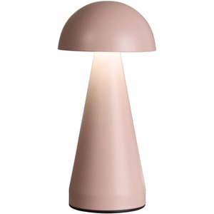 Rechargeable Pink Dome Table Lamp - Pink by Lighting Collection