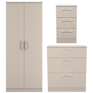 Ryedale Ready Assembled 3 Piece Furniture Pack - Kashmir Ash