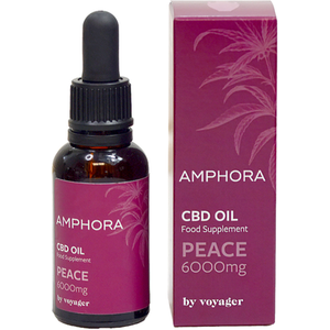 CBD Oil PEACE 6000mg - Maroon by Amphora by Voyager