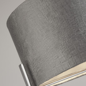 3 Light Ceiling With Velvet Shade by Lighting Collection