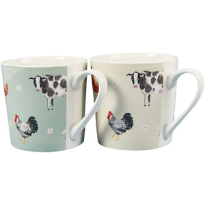 Pack of 4 Daisy Farm Boston Mug