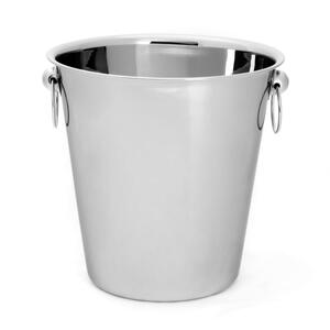 4 Litre Stainless Steel Ice Bucket - Silver by Rink Drink
