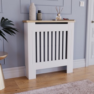 Arlington Radiator Cover - White / 78cm by Vida Designs