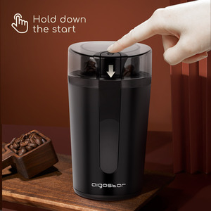 Coffee Grinder Electric - Black by Aigostar