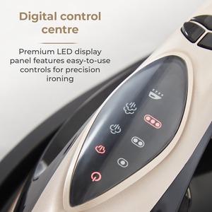 Ceraglide 2400W 1.5L Steam Gen Champagne Gold and Black - Champagne Gold by Tower