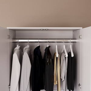 Denver Bedroom Set (2 Drawer Bedside, 8 Drawer Chest, 2 Door 2 Drawer Wardrobe) by Vida Designs