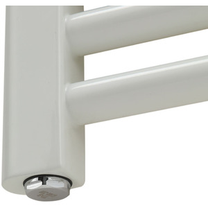 Stainless Steel Electric Towel Radiator Warmer - White / 120cm by Livingandhome