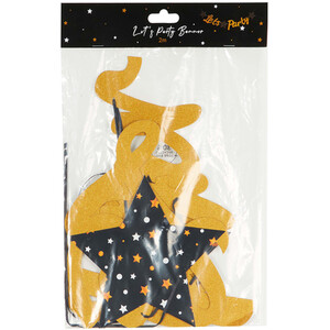 Lets Party Banner 2m - Multicolour