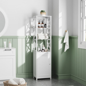 Bathroom Cabinet with Openwork Design by komore