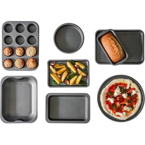 KitchenCraft Baking Trays Set of 8 - Grey by KitchenCraft