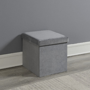 Brushed Velvet Box - Grey