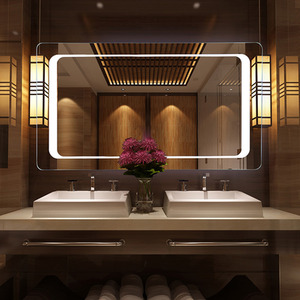 Anti-Fog LED Bathroom Mirror - Silver by Livingandhome