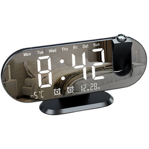 LED Alarm Clock with Temperature Humidity and Projection Display
