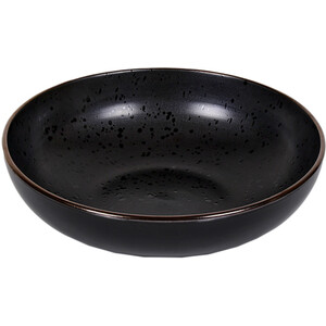 Kaiseki Black Speckle Stoneware Serving Bowl