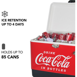 Coca-Cola Ice Chest Cooler 51L - Red by Koolatron