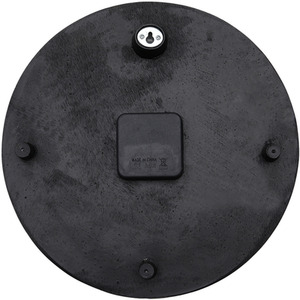 Industrial Round Roman Numeral Wall Clock - Gold and Black by Livingandhome