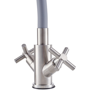 Stainless Steel Dual Handle Kitchen Tap by Livingandhome