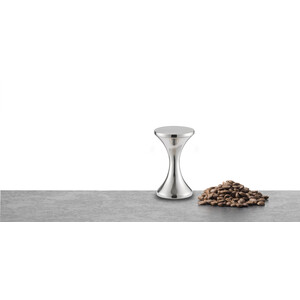 La Cafetire Doubled-Sided Metal Coffee Tamper - Silver by LA CAFETIERE