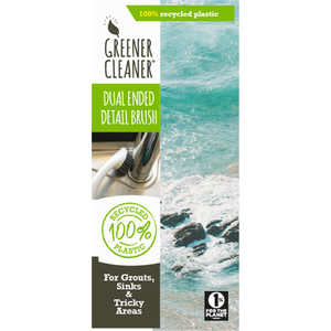 Greener Cleaner Dual Ended Detail Brush - Cream by Greener Cleaner