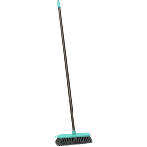 Lightweight Outdoor Hard Bristle Sweeping Brush Broom - Grey by JVL