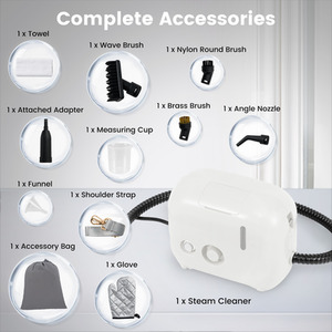 1600W Portable Steam Cleaner - White by Costway