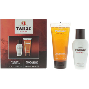 Tabac Original After Shave Lotion 75ml Gift Set - Brown by Tabac