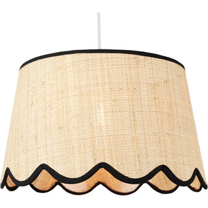 Tilda Scallop Shade - Natural and Black