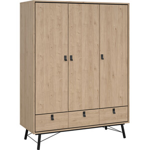 Ry 3 Piece Bedroom Set - Jackson Hickory Oak