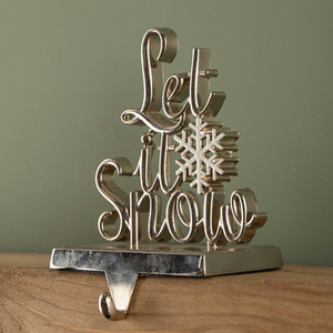 Silver Christmas Stocking Hanger Choice of Song by Samuel Alexander