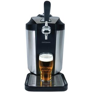 Beer Dispenser - Silver, Black by STATESMAN
