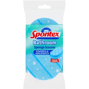 Spontex Bathroom Scourer - Turquoise by Spontex