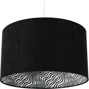 Black Zebra Shade - Black and White