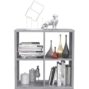 Mauro 2x2 Shelving Unit - Concrete Grey