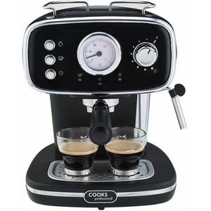 15-Bar Retro Espresso Coffee Machine by Cooks Professional