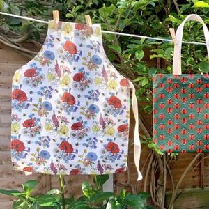 Wipe Clean Wildflower Child Apron - Multi by Heather Victoria Design
