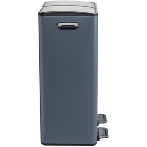 Double Compartment Kitchen Bin - Grey / 60l by Charles Bentley