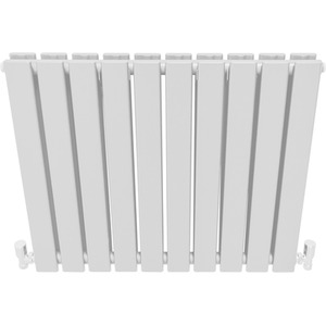 Designer Flat Panel Radiators Gloss White 600mm x 700mm - White by Monstershop