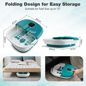 Foot Spa Bath Massager - Blue by Costway